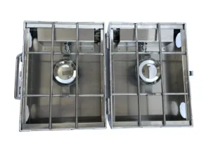 9" 2 Burner Stove w/break apart hinge