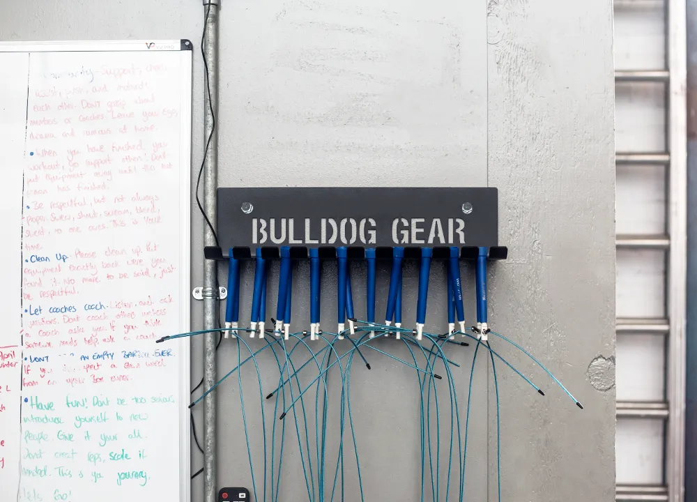 Bulldog Gear - Wall Mounted Speed Rope Gym Storage