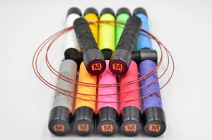 Custom Length Double Under Speed Jump Rope RED Cable: ELITE