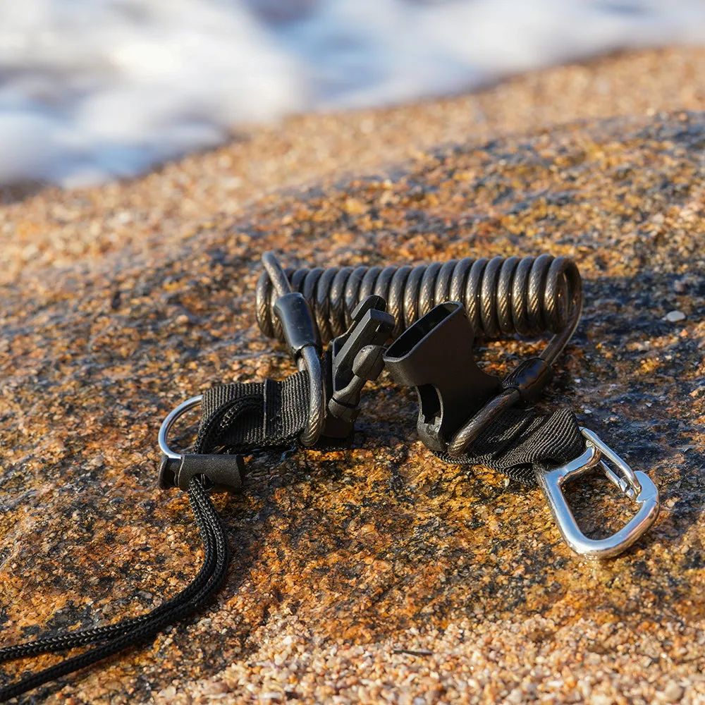 Diving Equipment Coil Lanyard for Seatouch 4 Max underwater housing, safeguard your underwater photography equipment