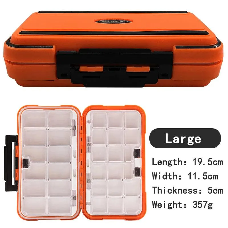 Fishing waterproof accessories box, small road sub box, fish hook storage box, table fishing tools, fishing supplies
