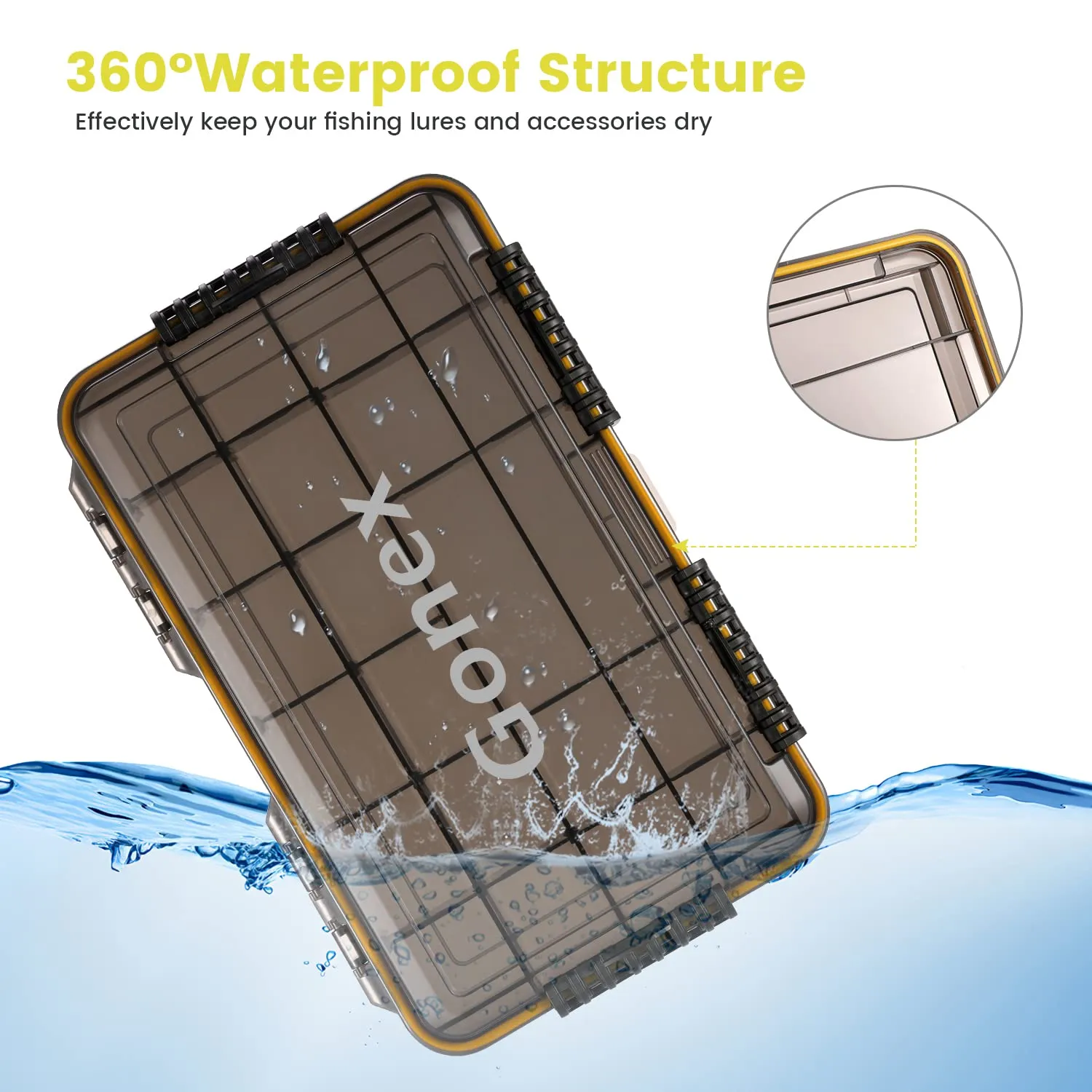 Gonex 3700 Waterproof Tackle Boxes