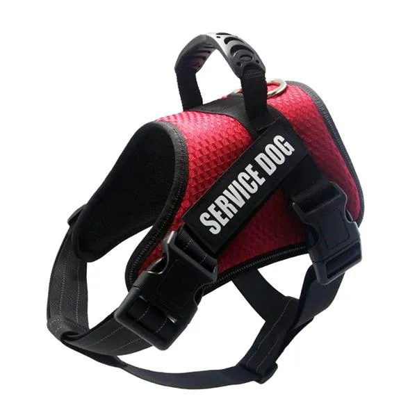 GSS - No Pull Reflective Service Dog Harness W/ 2 Service Dog Patches
