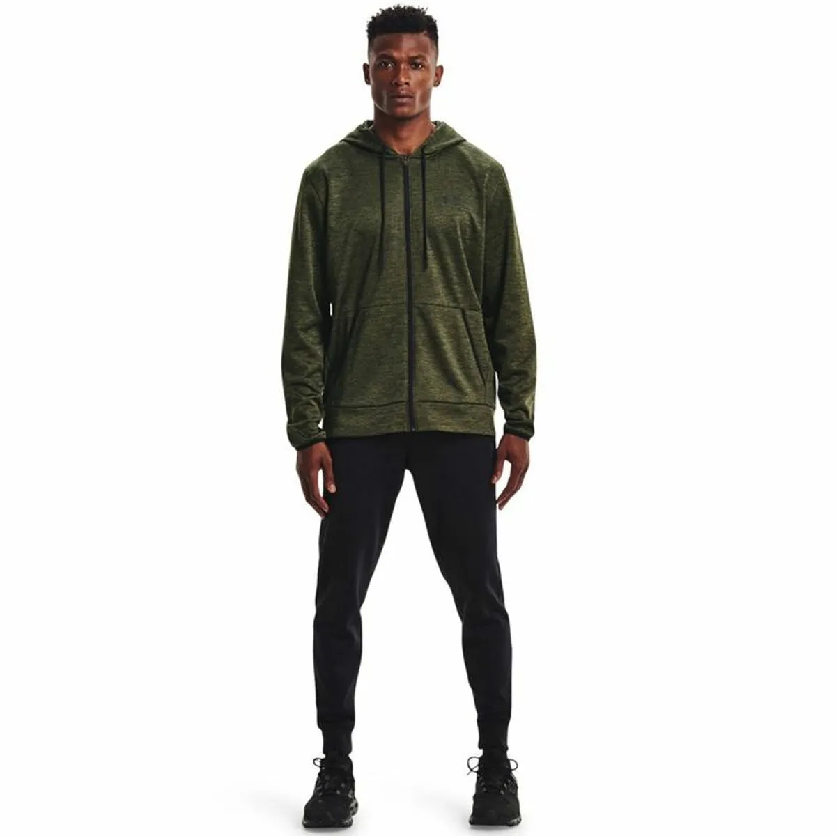 Men'S Sports Jacket Under Armour Fleece Fz Olive