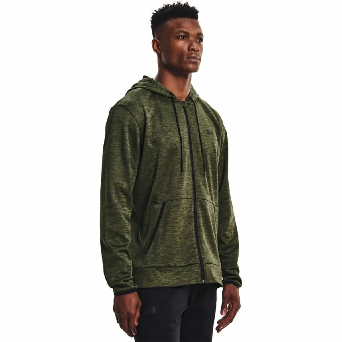 Men'S Sports Jacket Under Armour Fleece Fz Olive