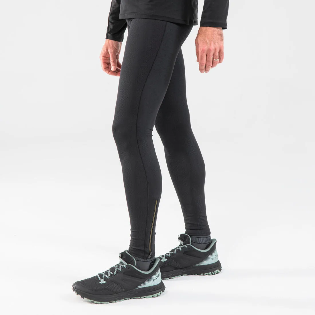 Men's Trail Running Long Leggings Emboss