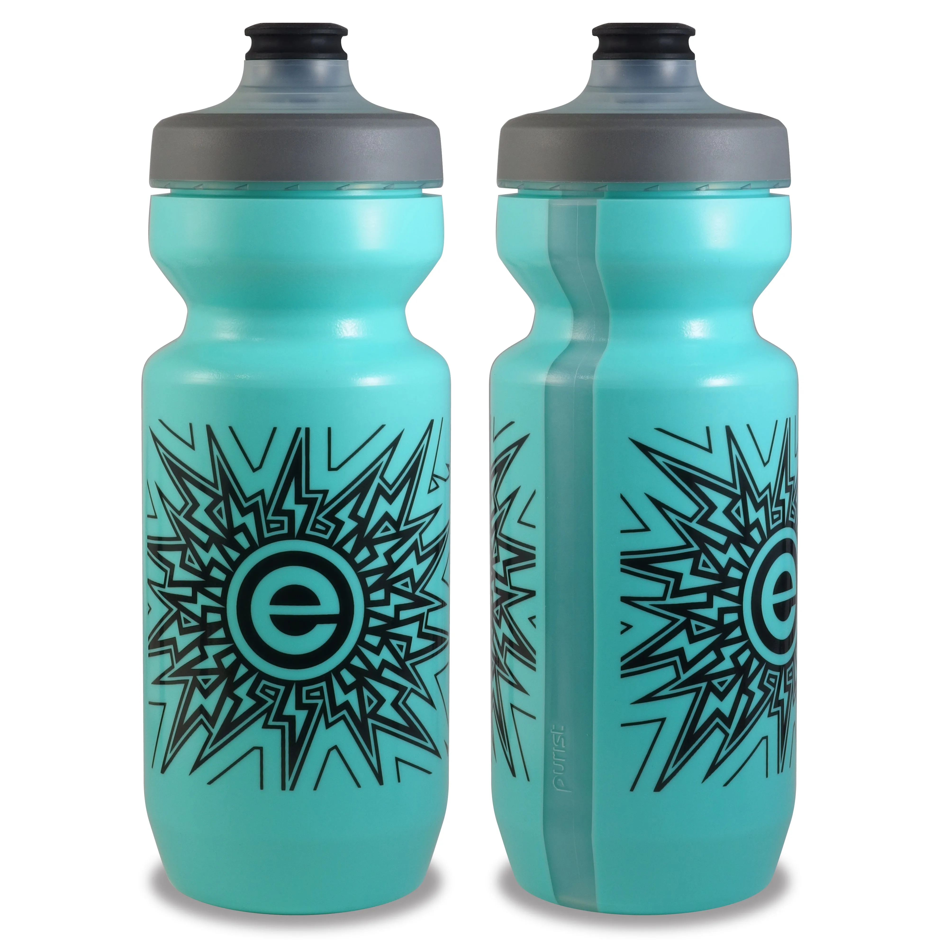 NGN Sport - Purist Water Bottle | Premium Bike Water Bottle with Watergate Cap - 22 oz | Turquoise (1-Pack)