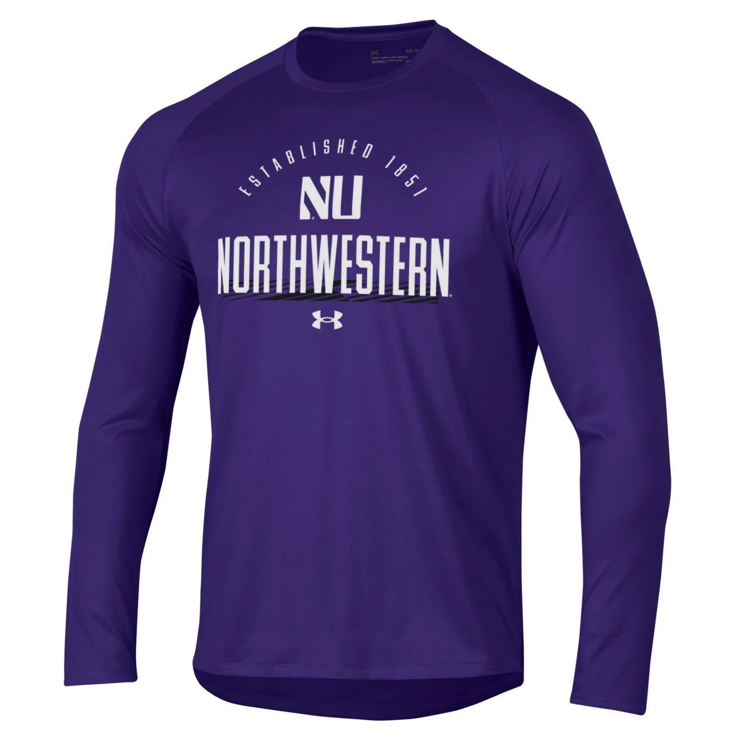 Northwestern Wildcats Men's Under Armour 1851 Establishment Long-Sleeve T-Shirt