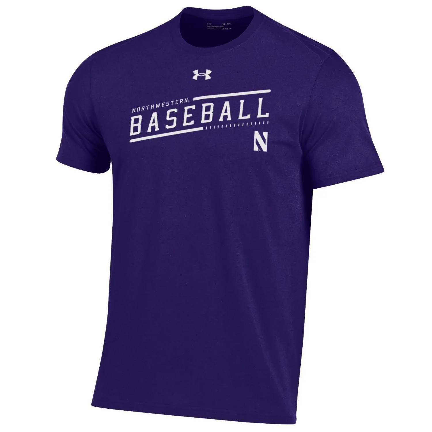 Northwestern Wildcats Men's Under Armour Baseball Purple T-Shirt