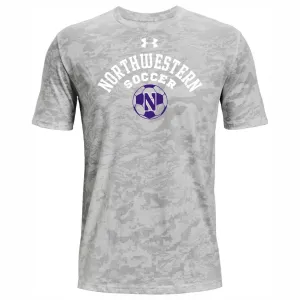 Northwestern Wildcats Men's Under Armour NU Soccer Grey Textured T-Shirt