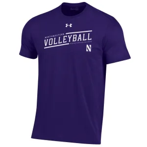 Northwestern Wildcats Under Armour Volleyball T-Shirt