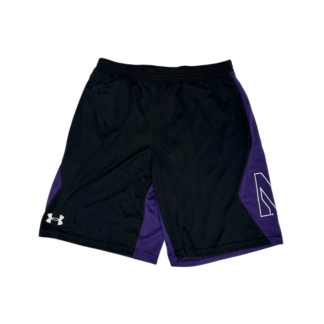 Northwestern Wildcats Youth Under Armour Split Color Shorts