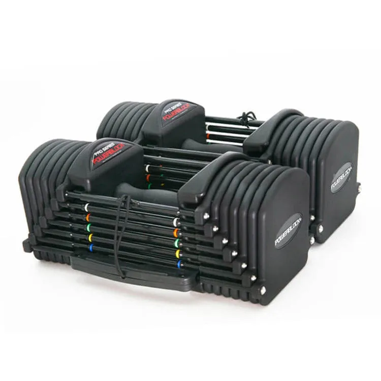 PowerBlock Commercial Pro 32 Adjustable Dumbbell Set