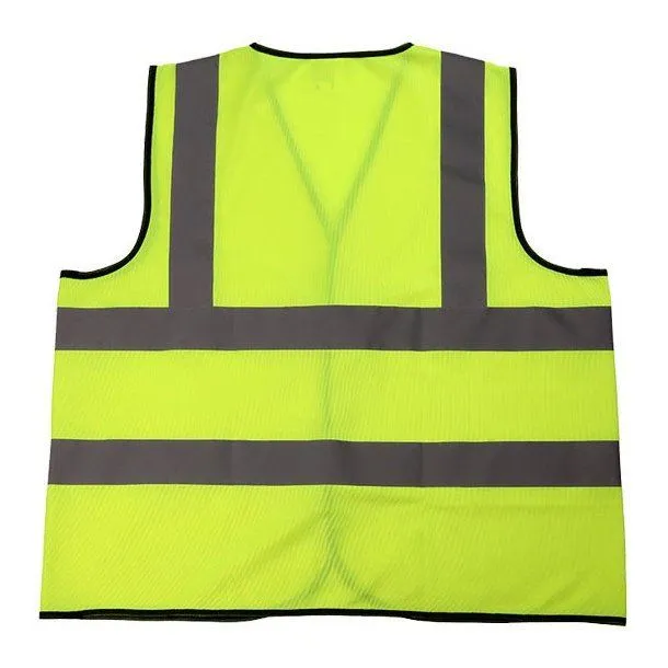 Reflective mesh waistcoat vests   zip   I.D pouch