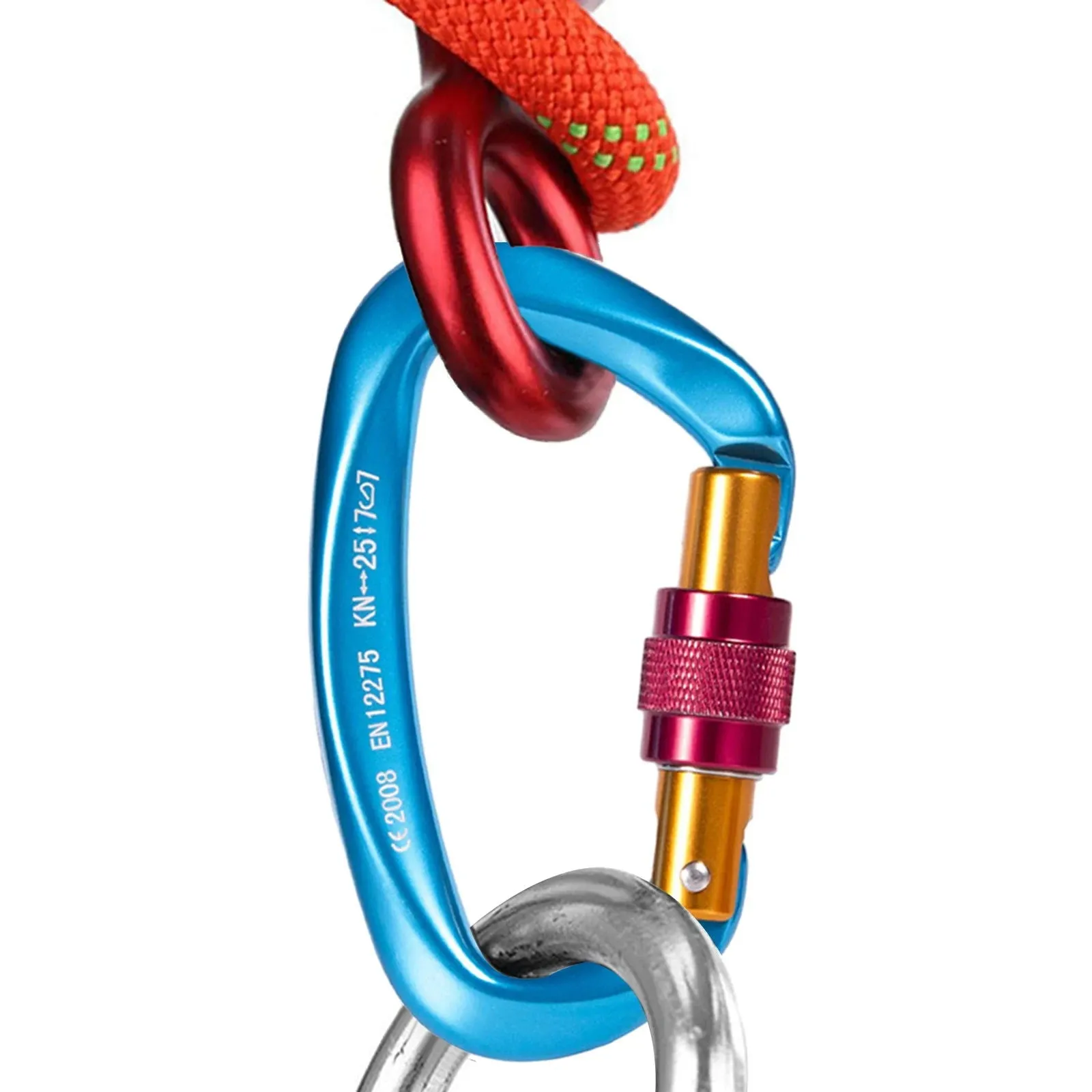 Rock Climbing Safety Harnes Carabiner Full Body Harness Belt for Mountaineering Rappelling Tree Climbing Equipment Accessories