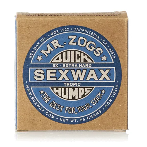 SexWax Quick Humps Surf Wax - Tropic or Basecoat