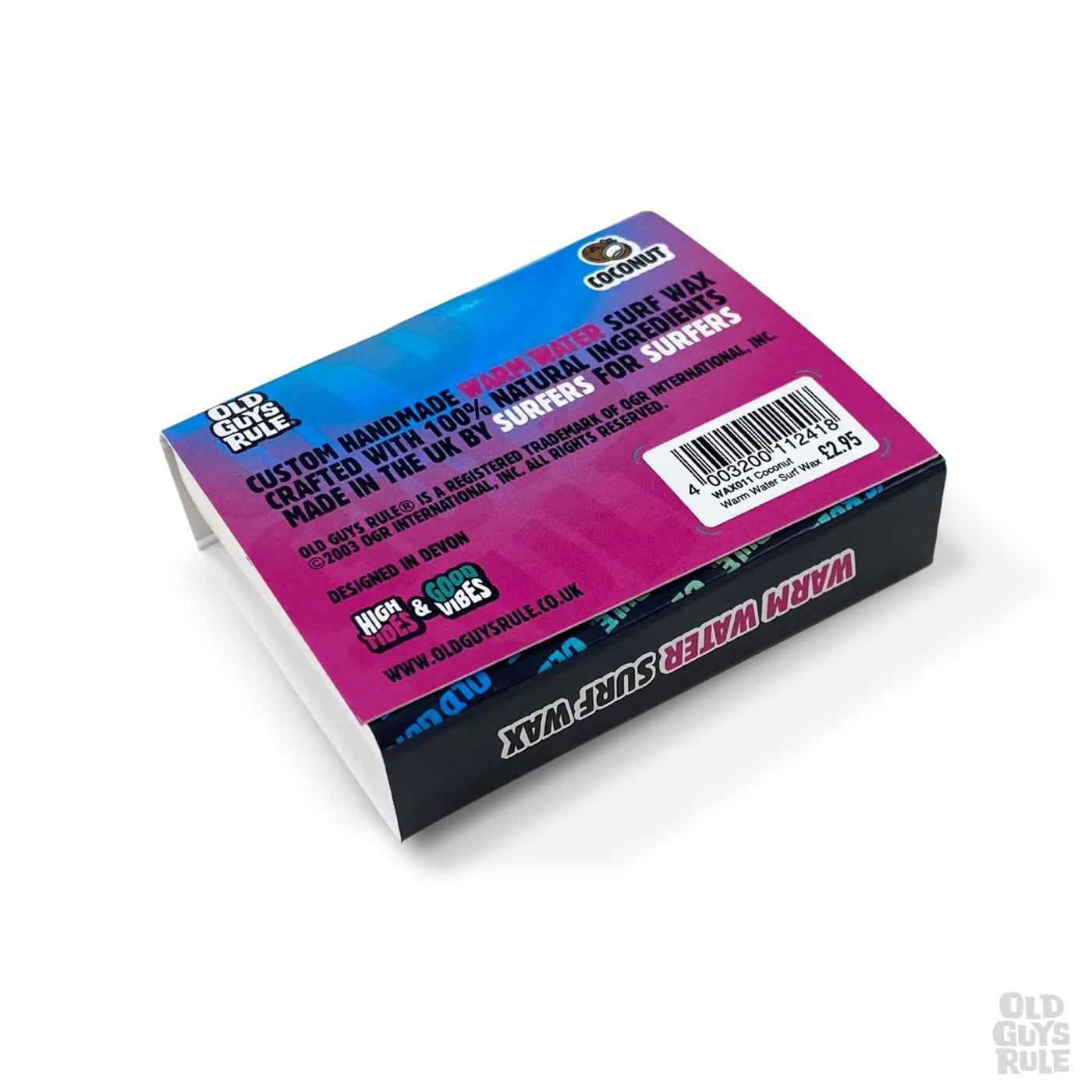 'The Man in Mañana' Warm Water Surf Wax - Coconut