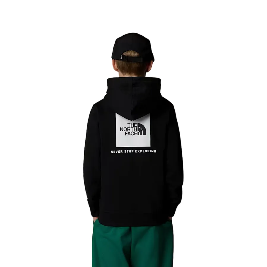The North Face felpa con cappuccio da ragazzo Teen Redbox NF0A89H9JK nero