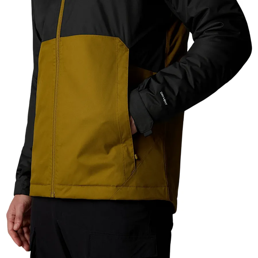 The North Face giubbotto imbottito da uomo Millerton NF0A3YFI5HO verde muschio-nero