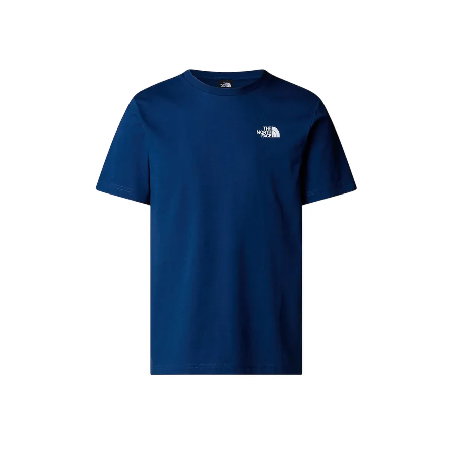 The North Face maglietta manica corta da uomo Box NSE NF0A87NPH4B estate blu-bianco