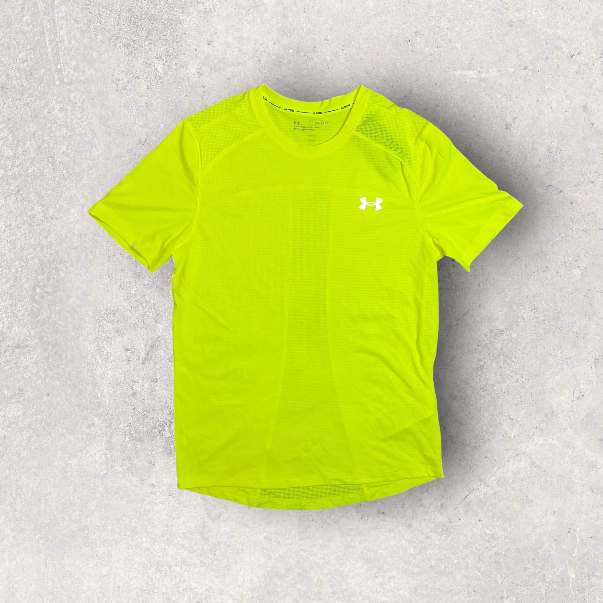 UNDER ARMOUR T-SHIRT/SHORT SET - NEON/PURPLE