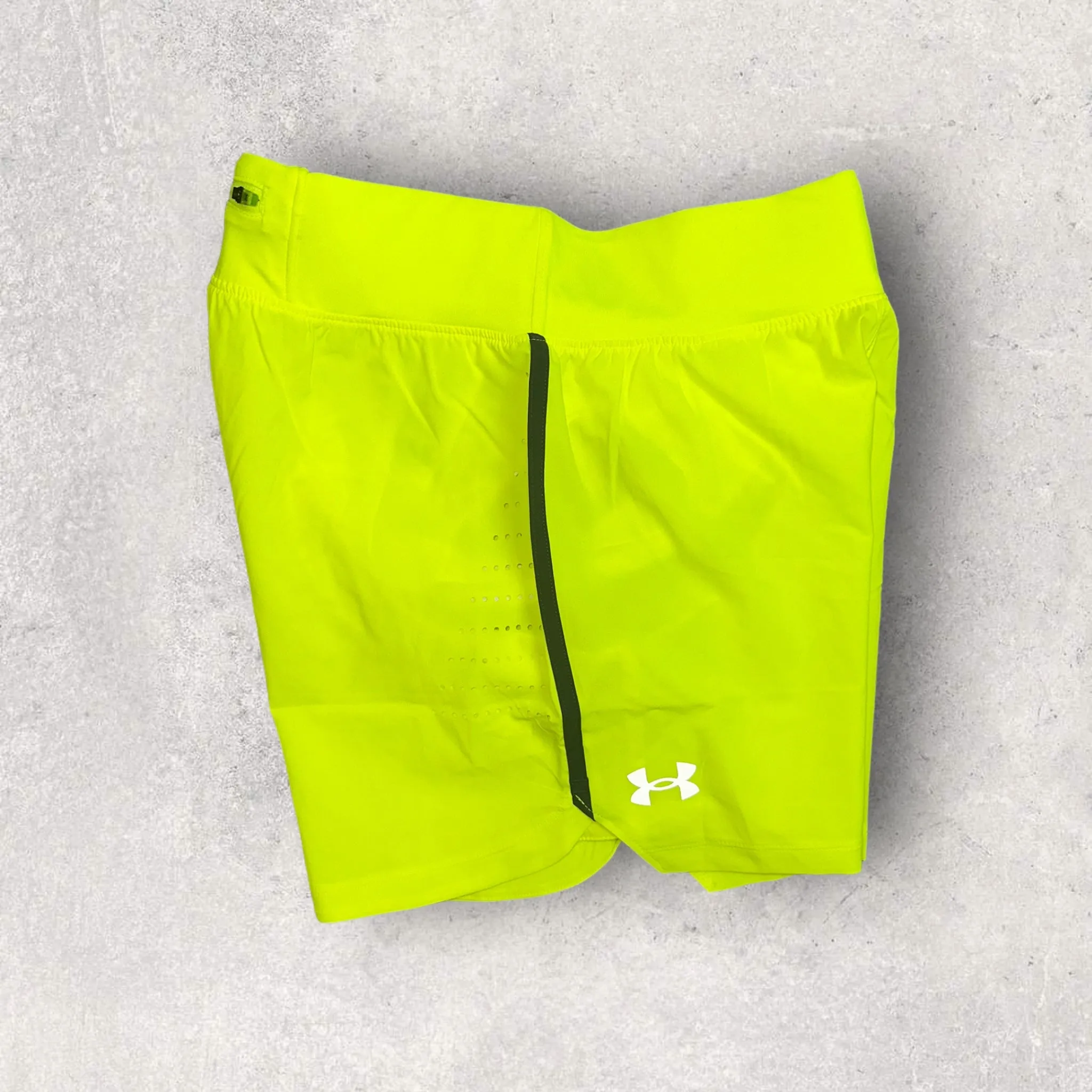 UNDER ARMOUR T-SHIRT/SHORT SET - NEON/PURPLE