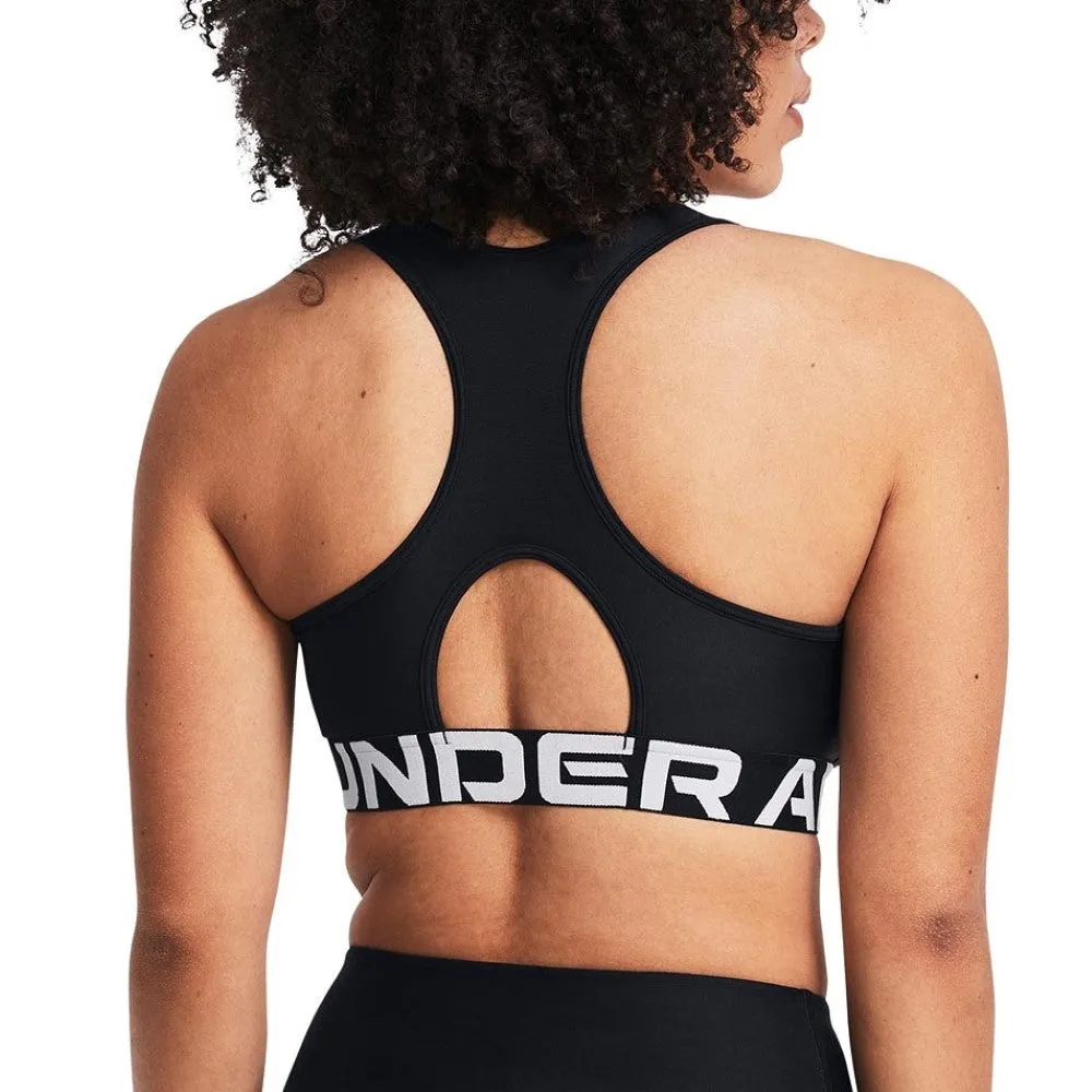 Under Armour Womens HeatGear Armour Mid Branded Sports Bra